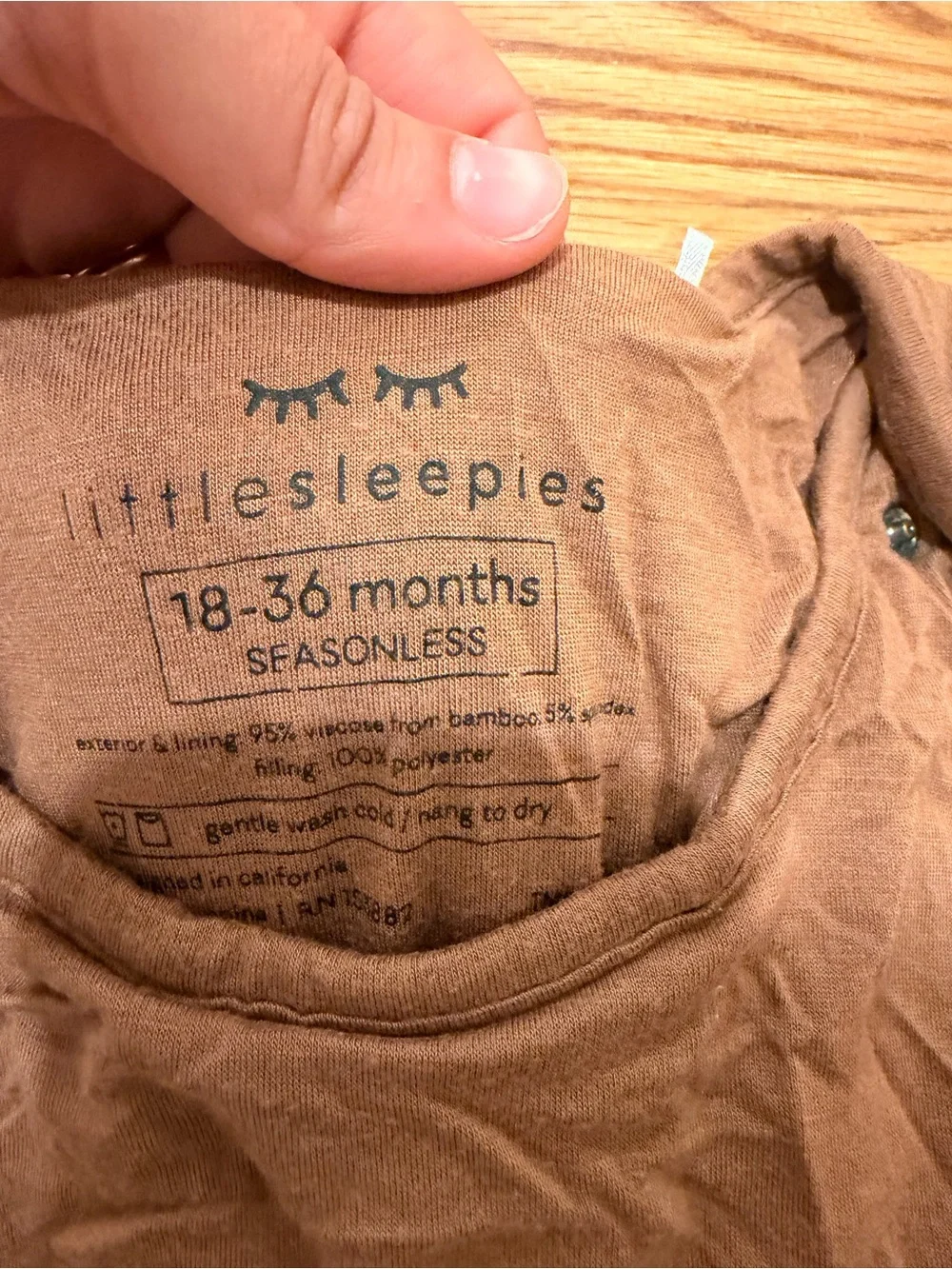 Little Sleepies Sleepsack 18-36months